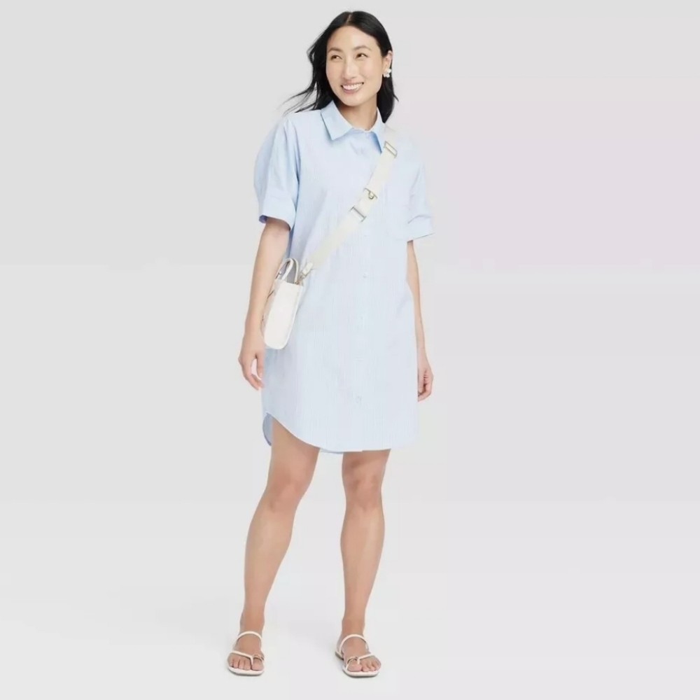 A New Day Blue Midi Dress - Picture 9 of 10